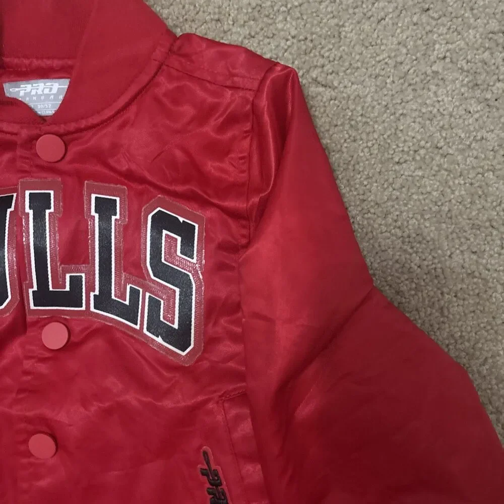 Pro Standard Toddler Boys' Chicago Bulls NBA Basketball Jacket - Red Size 2T